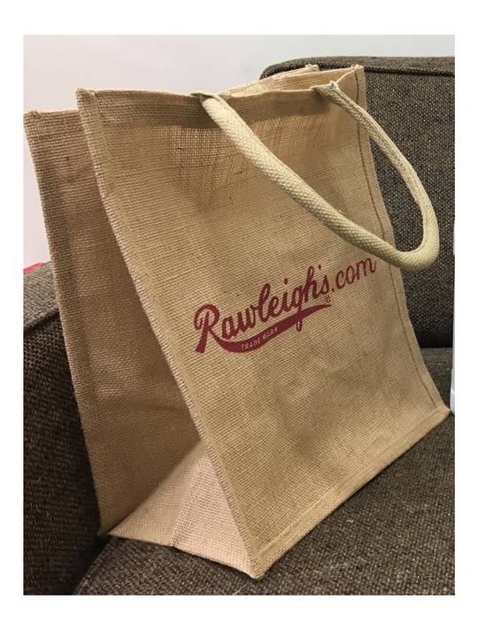 Rawleigh's Jute Reuseable Shopping Bag